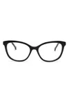 Carolina Herrera Butterfly-frame Glasses In 黑色