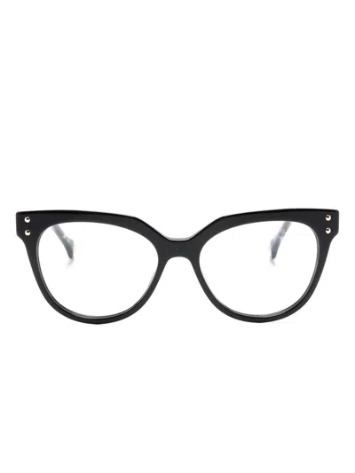 Carolina Herrera Butterfly-frame Glasses In 黑色