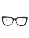 Carolina Herrera Butterfly-frame Glasses In Black