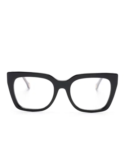 Carolina Herrera Butterfly-frame Glasses In Black