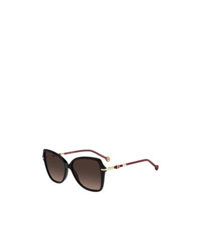 Carolina Herrera Butterfly-frame Sunglasses In Multi