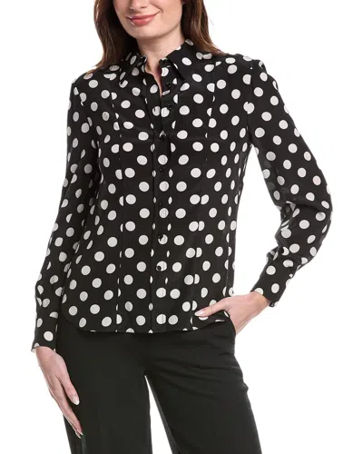 CAROLINA HERRERA CAROLINA HERRERA BUTTON DOWN SILK TOP