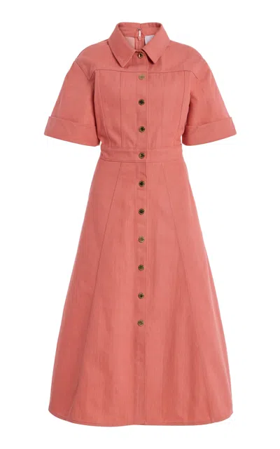 Carolina Herrera Button-front Denim  Dress