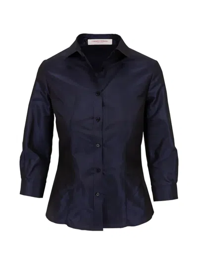 Carolina Herrera Buttoned Shirt In Blue