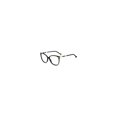 Carolina Herrera Ca-1065549 Black Acetate Butterfly Eyeglasses