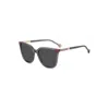 Carolina Herrera Grey Butterfly Ladies Sunglasses Her 0140/s 07hh/ir 54 In Gray