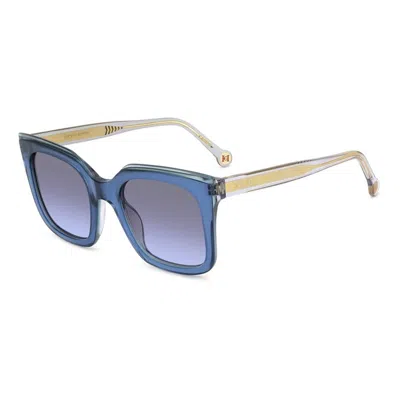 Carolina Herrera Full Frame Sunglasses In Blue