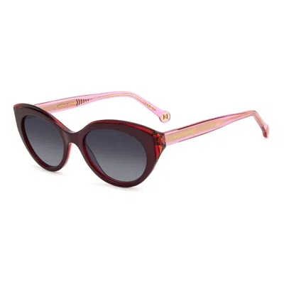 Carolina Herrera Cat-eye Frame Sunglasses In Red
