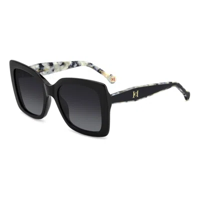 Carolina Herrera Oversize-frame Sunglasses In Black