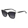 Carolina Herrera Black Whte Metal Sunglasses