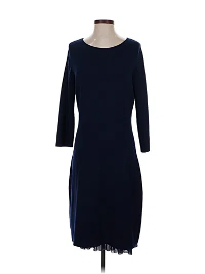 Pre-owned Carolina Herrera Casual Dress In Blue