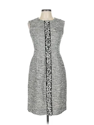 Pre-owned Carolina Herrera Casual Dress In Gray