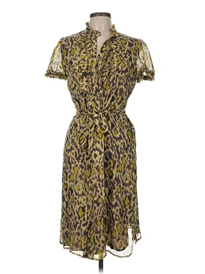 Pre-owned Carolina Herrera Casual Dress In Yellow