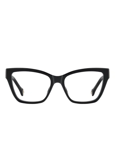 Carolina Herrera Cat-eye Frame Glasses In Black