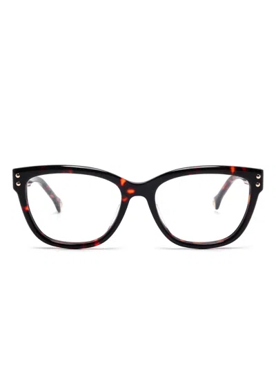 Carolina Herrera Cat Eye-frame Glasses In Brown
