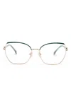 Carolina Herrera Cat Eye-frame Glasses In Green