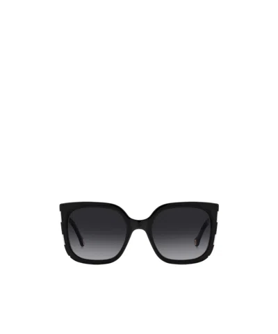 Carolina Herrera Cat-eye Frame Gradient Sunglasses In Black