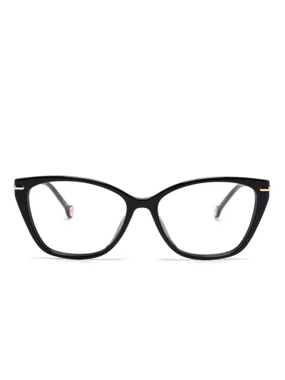 Carolina Herrera Cat-eye Glasses In Black