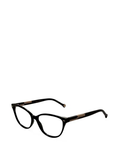 Carolina Herrera Cat-eye Frame Glasses In Black
