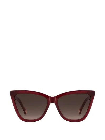 Carolina Herrera Cat-eye Sunglasses In Red