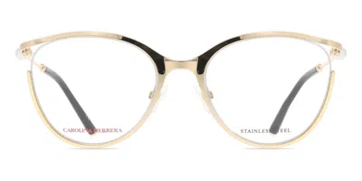 Carolina Herrera Ch 0007 Women's Glasses, Gold, Size 53