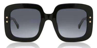 Carolina Herrera Ch 0010/s 807/9o Women's Sunglasses Black Size 52