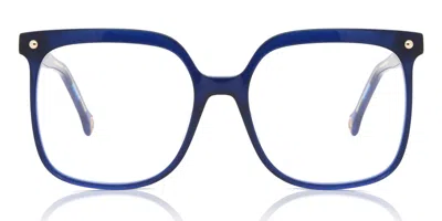 Carolina Herrera Ch 0011 Pjp Women's Glasses Blue Size 54 - Free Lenses - Blue Light Block Available