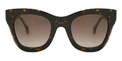 Carolina Herrera Ch 0015/s 086/ha Women's Sunglasses Tortoiseshell Size 50 In Brown