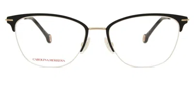 Carolina Herrera Ch 0038 Rhl Women's Glasses Black Size 54 - Free Lenses - Blue Light Block Available