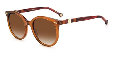 Carolina Herrera Ch 0046/s Brz/ha Women's Sunglasses Brown Size 56