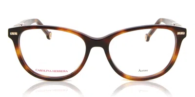 Carolina Herrera Ch 0048 Women's Glasses, Tortoiseshell, Size 55 In Brown