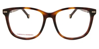 Carolina Herrera Ch 0050 C1h Women's Glasses Tortoiseshell Size 54 - Free Lenses - Blue Light Block Available In Brown