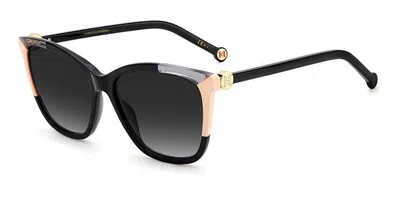 Carolina Herrera Ch 0052/s Kdx/9o Women's Sunglasses Black Size 58