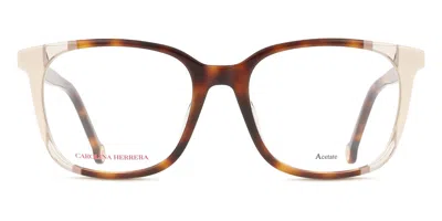 Carolina Herrera Ch 0065 Women's Glasses, Tortoiseshell, Size 52