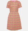 Carolina Herrera Checked Midi Dress In Multicoloured
