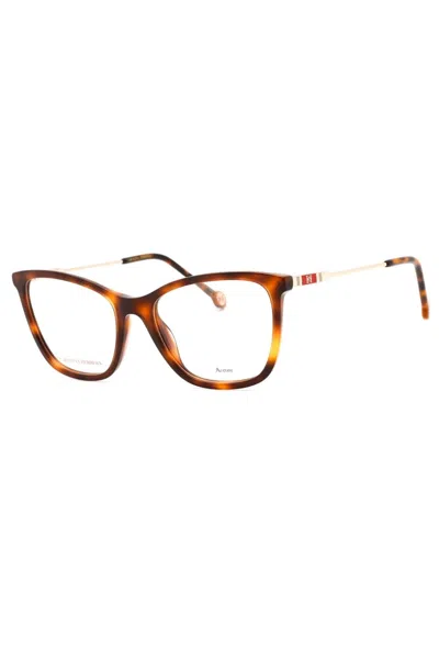 Carolina Herrera Chic Cat-eye Eyeglasses 54-18-145 In Brown