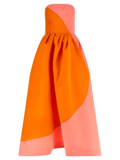 Carolina Herrera Multicolor Circle Dress