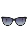 Carolina Herrera Clip-on Glasses In Schwarz