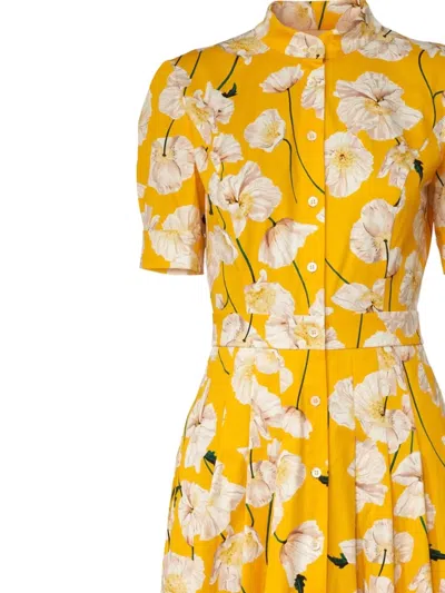 Carolina Herrera Cotton Midi Dress