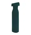 Carolina Herrera Crepe Draped Off-the-shoulder Gown In Green