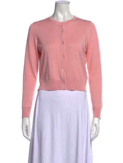 Pre-owned Carolina Herrera Crew Neck Sweater In Pink
