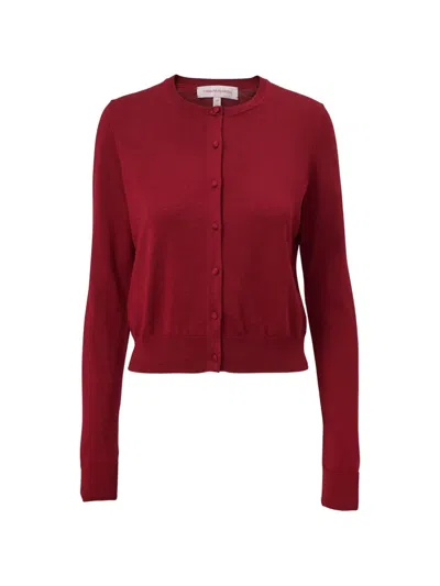 Carolina Herrera Crew-neck Button-up Cardigan In Multi