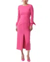 Carolina Herrera Crewneck Wool-blend Midi Dress