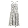 Carolina Herrera Crochet Knee-length Dress In White Nylon In White