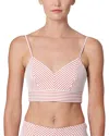 Carolina Herrera Cropped Bustier Top In Pink