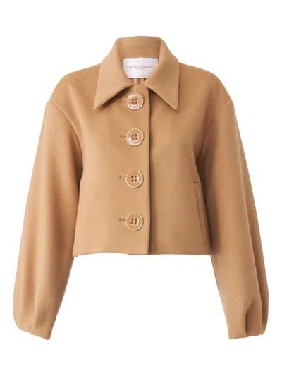 Carolina Herrera Cropped Wool Jacket