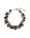 Carolina Herrera Crystal Cluster Necklace In Multi