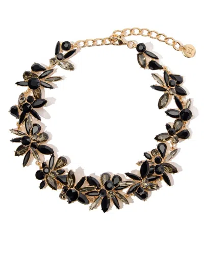 Carolina Herrera Crystal-embellished Necklace In Black