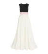 Carolina Herrera Cummerbund-detail Gown