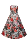 Carolina Herrera Floral-print Ruffled Mini Dress In Slipper Pink Multi